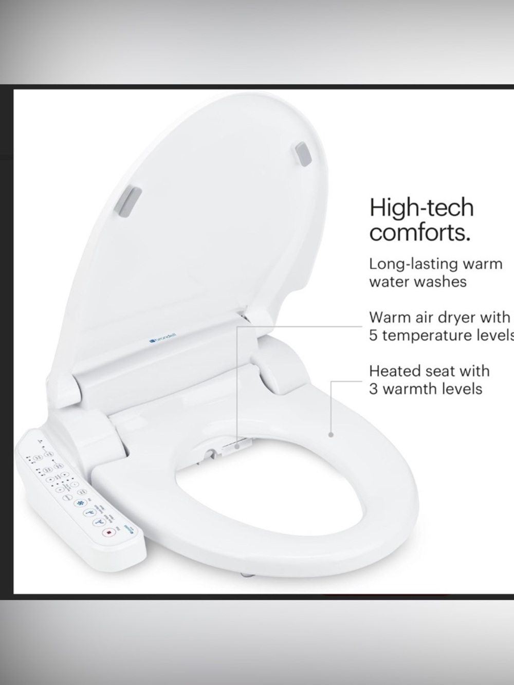 Brondell Electronic Bidet Toilet Seat